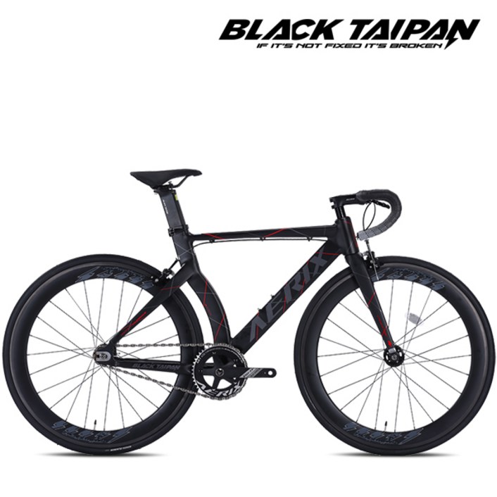 블랙타이판 경량 알루미늄 에어로 픽시자전거 카본림 카본포크 에릭스 700C, 1개, 165cm, 에릭스 510 매트블랙 조립+사은품F(고정기어)