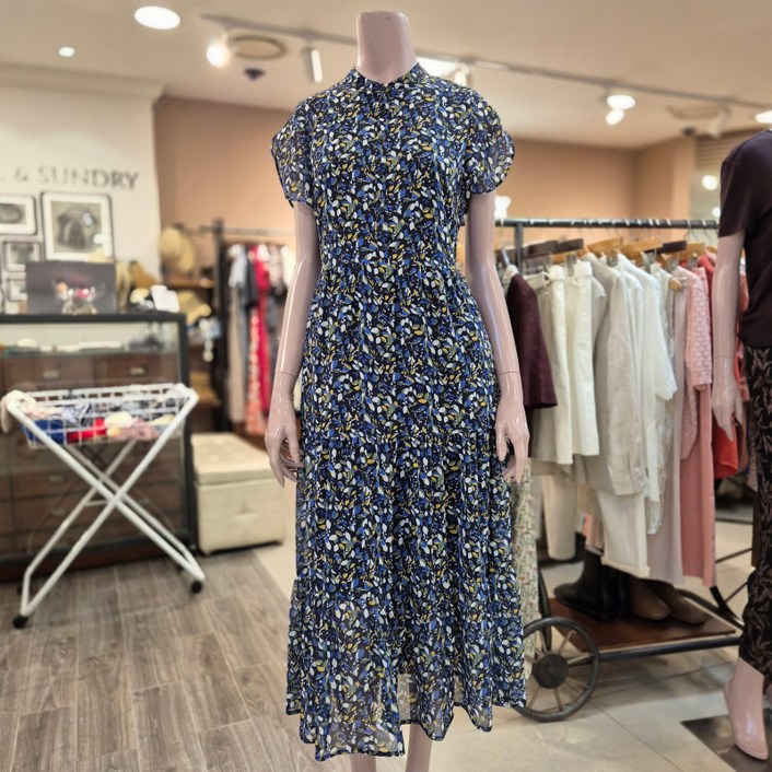 BCBG  [올앤선드리] 파운드 프린트 OP 원피스 _ A5M5O643 50