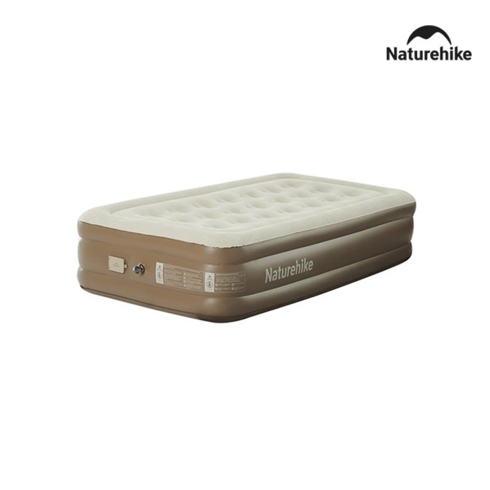 네이처하이크 C시리즈 에어 매트(펌프 내장형), 브라운