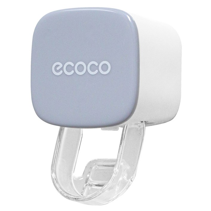 ecoco 루아디 치약 짜개 디스펜서 무타공, 1개, 그레이 ecoco 루아디 치약 짜개 디스펜서 무타공, 1개, 그레이