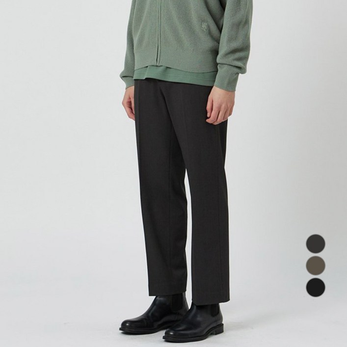 더블유스탠다드 남성용 세미 와이드 슬랙스 W4A74ROPTA05