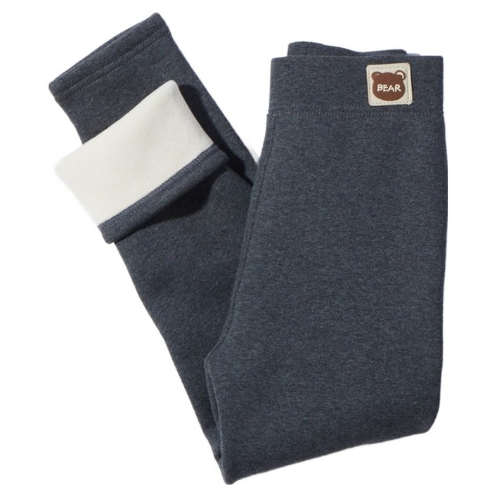 스콕스 주니어 기모 레깅스 바지 베어