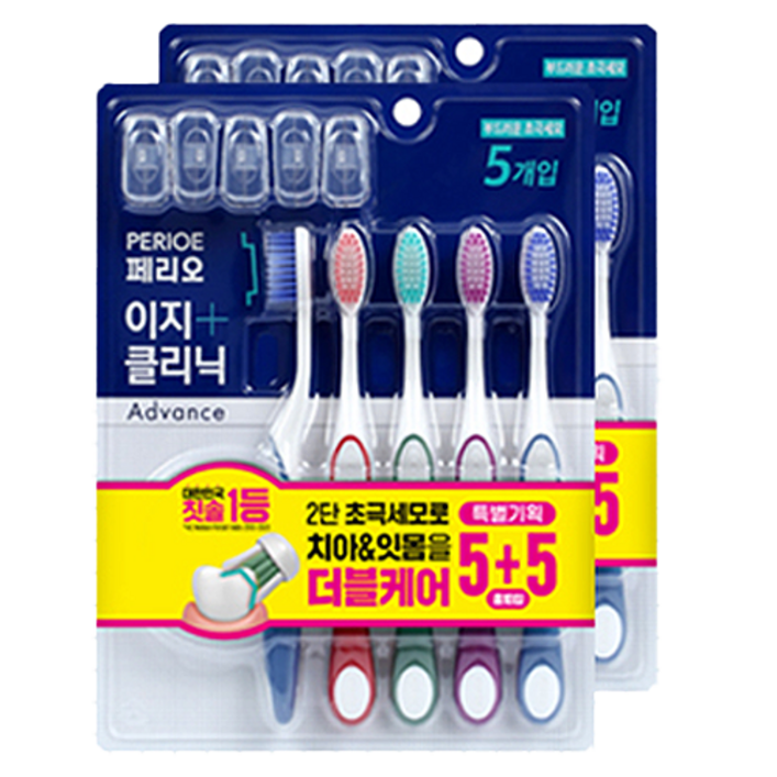 페리오 이지클리닉 어드밴스 초극세모 칫솔, 10개입, 1개 페리오 이지클리닉 어드밴스 초극세모 칫솔, 10개입, 1개