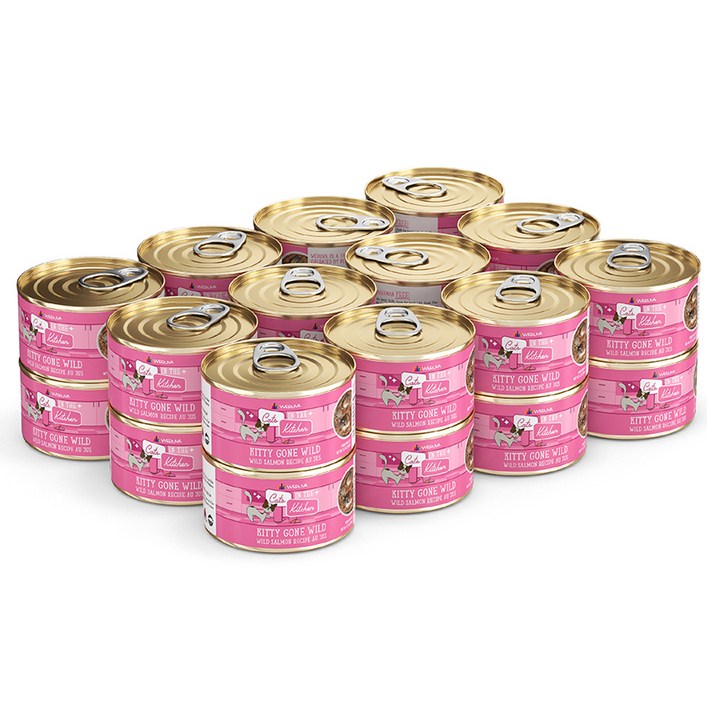 웨루바 12개월 이상 캣츠인더키친 키티 건 와일드 캔 습식사료