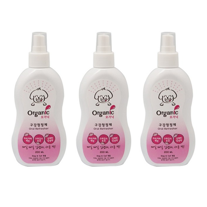 인터펫코리아 오가닉 애견용 구강청결제