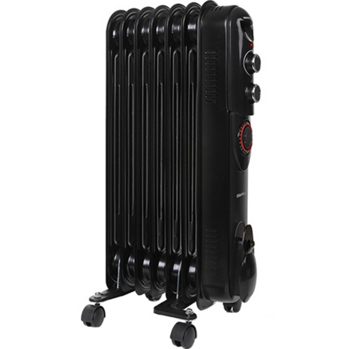 대우 타이머장착 프리미엄 7핀 라디에이터 블랙