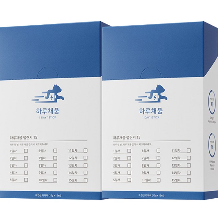 프로젝트21 하루채움 고양이 간식 종합영양제 12g, 15p 프로젝트21 하루채움 고양이 간식 종합영양제 12g, 15p
