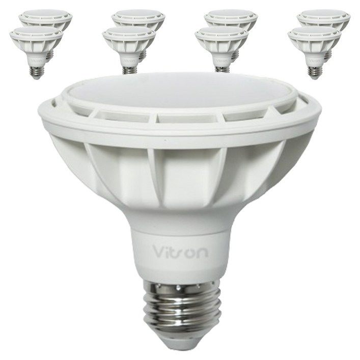비츠온 LED E26 확산형 전구 15W PAR30, 전구색, 9개