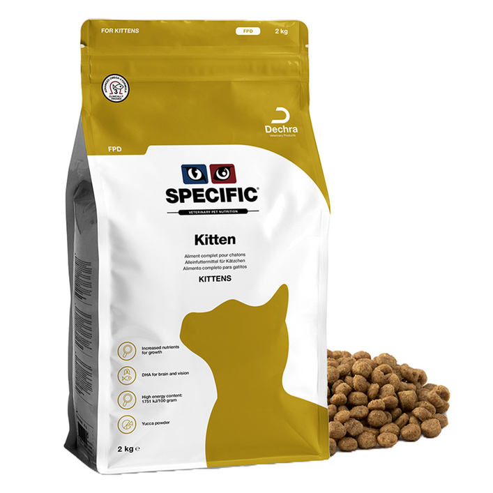 스페시픽 키튼 고양이 건식사료, 2kg, 1개, 생선