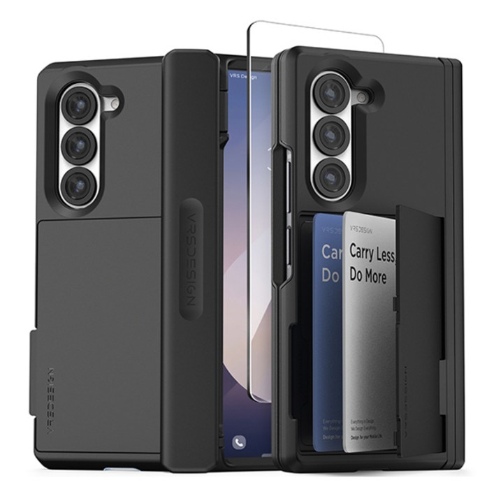 베루스 모던 고 자동 힌지 보호 카드 수납 휴대폰 케이스  필름 세트