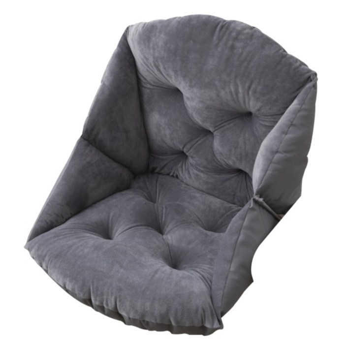 에버하우스 극세사 등받이 의자 쿠션 방석