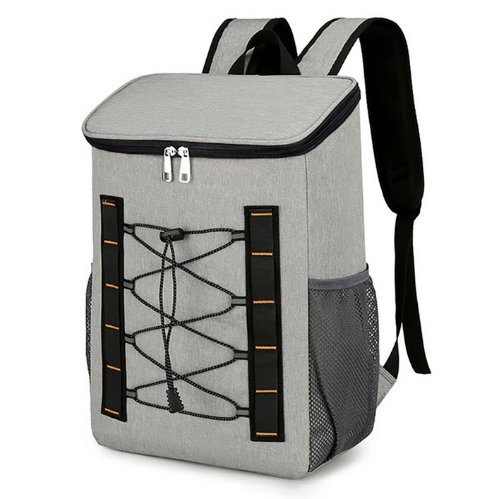 힙앤바디 아이스 보온백팩, 그레이, 35L