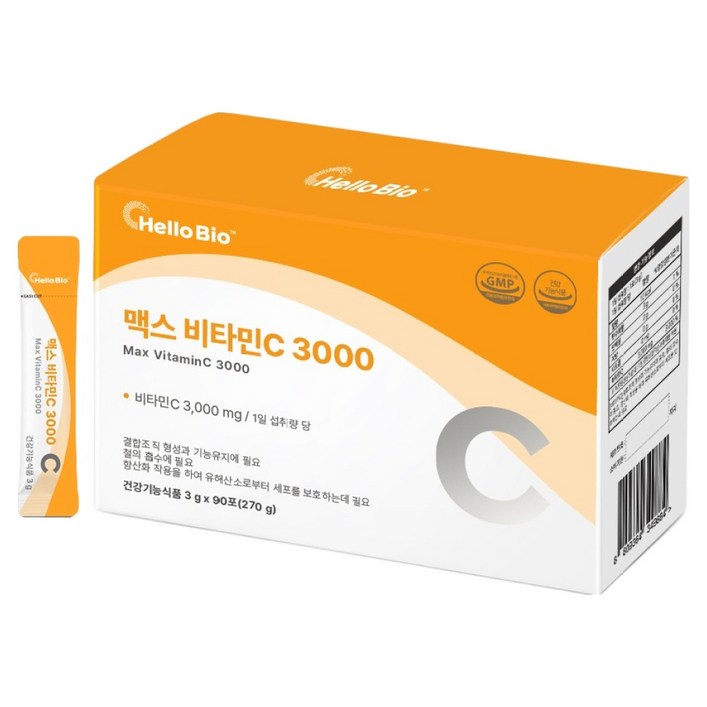 헬로바이오 맥스 비타민C 3000 90p