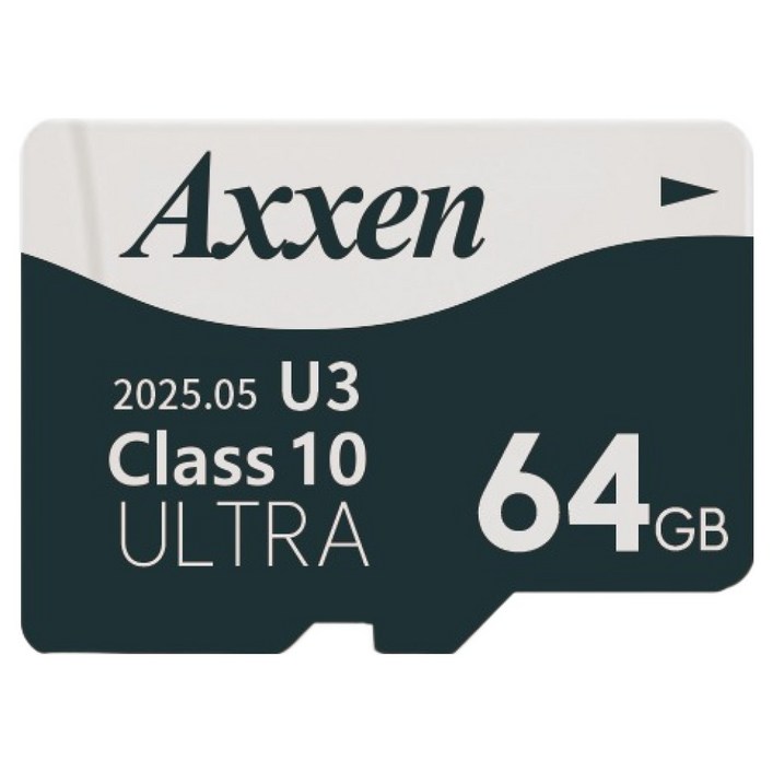 액센 초고속 U3 ULTRA 홈캠 블랙박스 메모리 카드 Micro SD카드 MSD52, 64GB, 1개