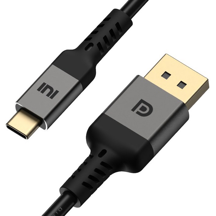 아트뮤 VESA 인증 C타입 to DP 1.4 8K DisplayPort 케이블 메탈블랙