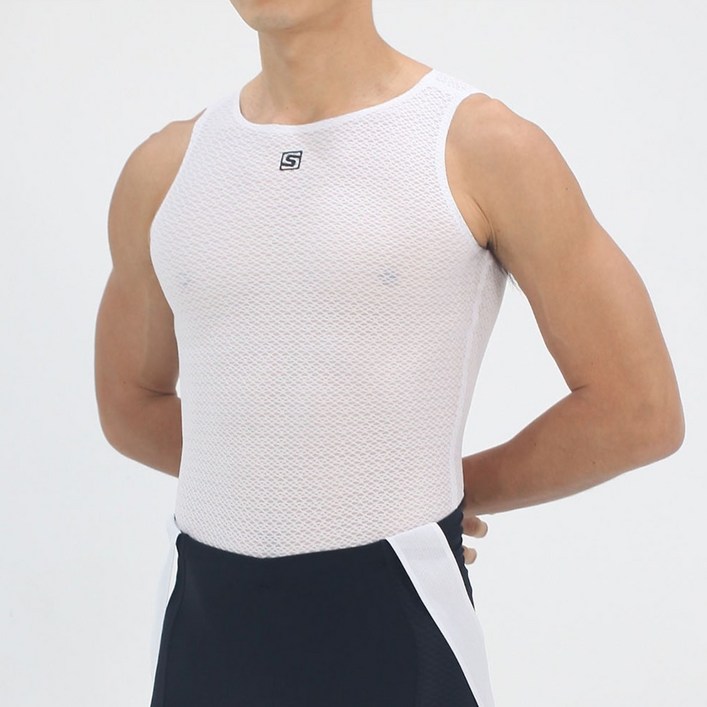 사일런스 남성용 심리스 베이스레이어 자전거 이너웨어