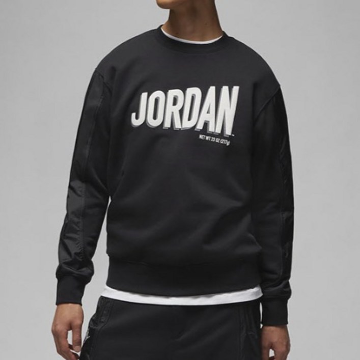 조던 남성용 플라이트 MVP 플리스 크루넥 스웨트셔츠 DV7589010