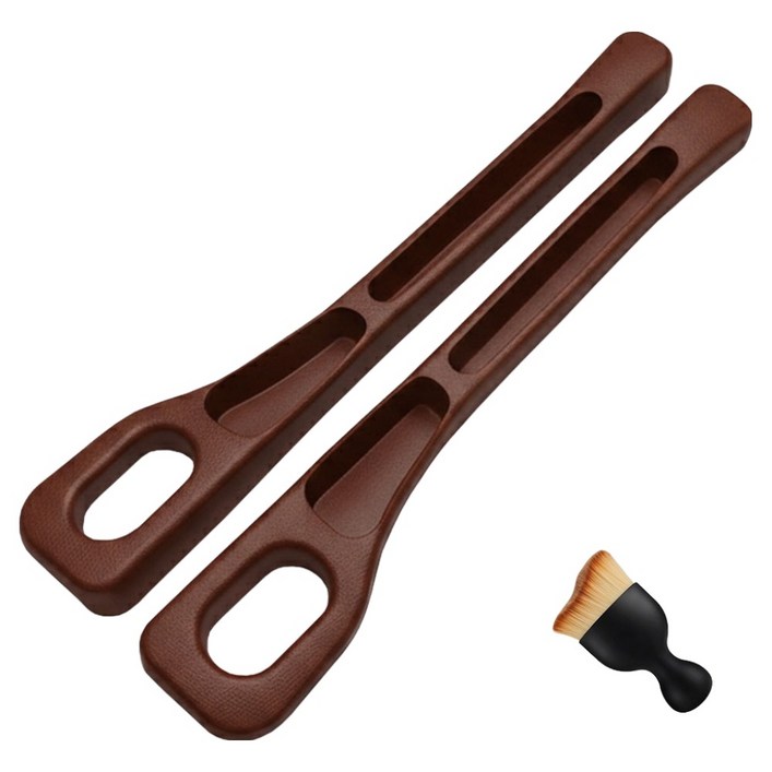 대한 차량 틈새 사이드 포켓 자동차 수납 쿠션 좌우, 청소용 미니브러쉬