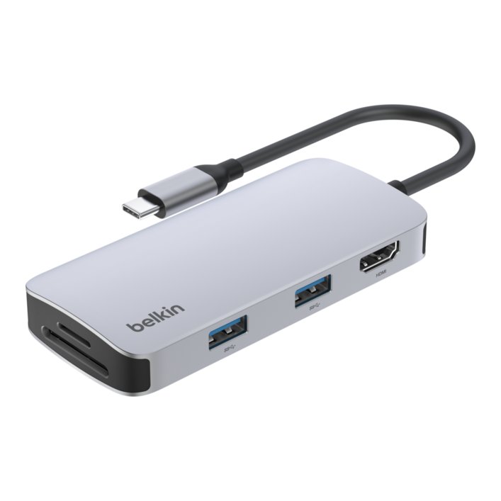 벨킨  USB C 5in1 멀티 포트 허브 어댑터 AVC007fqSGY V2