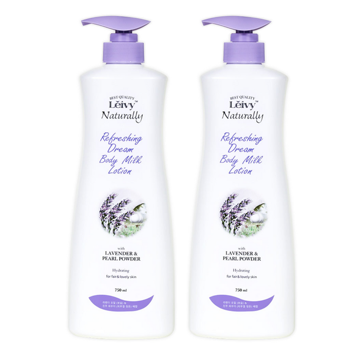 Leivy 라벤더 바디로션, 750ml, 2개