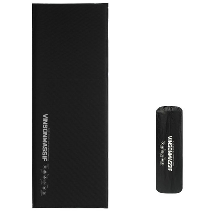 빈슨메시프 시그니처 자충 에어매트  보관가방, 블랙