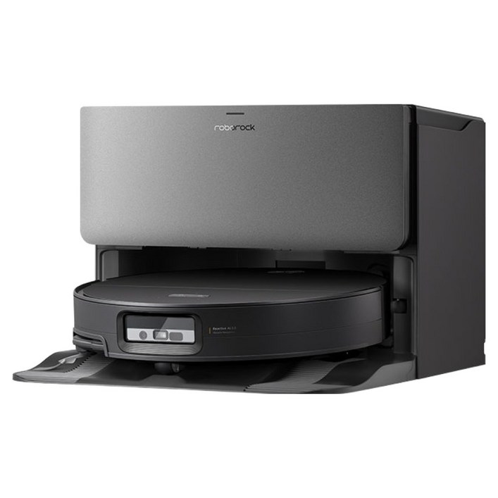 로보락 S10 MaxV Ultra 직배수 로봇청소기, 블랙, RRE0VESEWFD56HRR