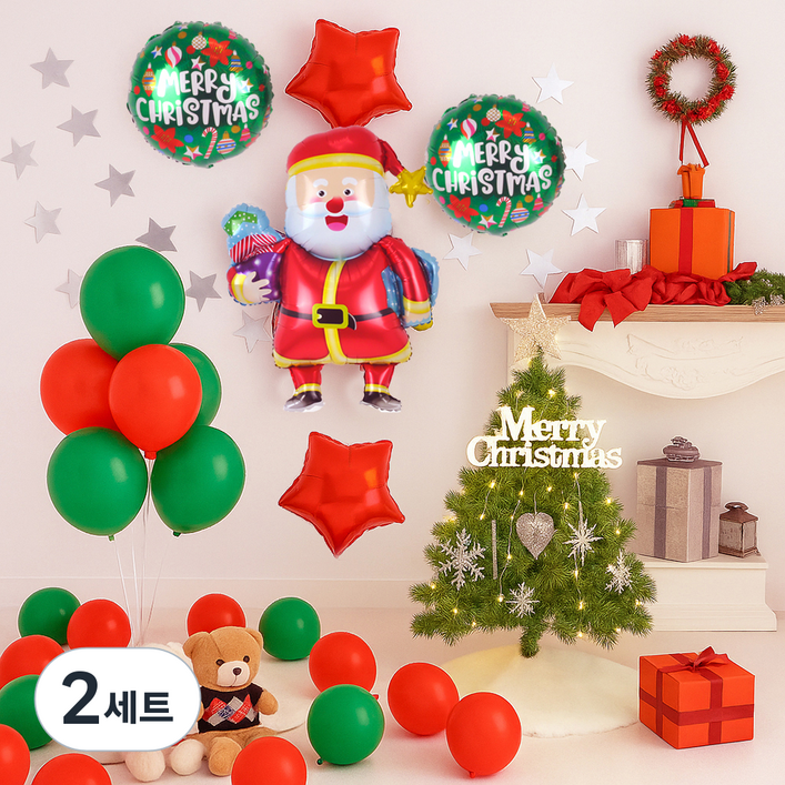 파티쇼 크리스마스 홈 파티 풍선 세트