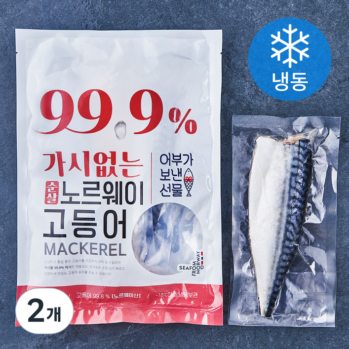 로켓프레시 어부가보낸선물 99.9 가시없는 순살 노르웨이 고등어 냉동