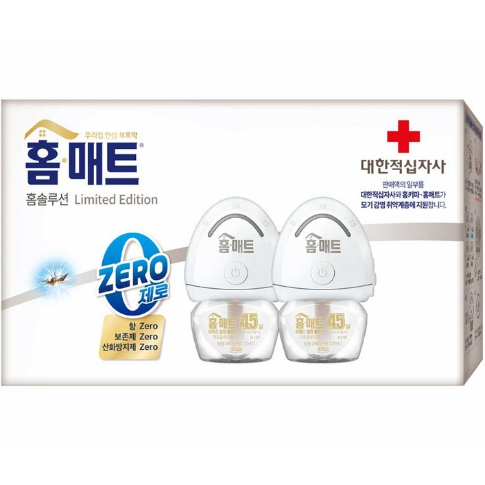홈매트 리미티드 에디션 리퀴드 제로 히터 2p + 리필 2p, 1세트, 29ml