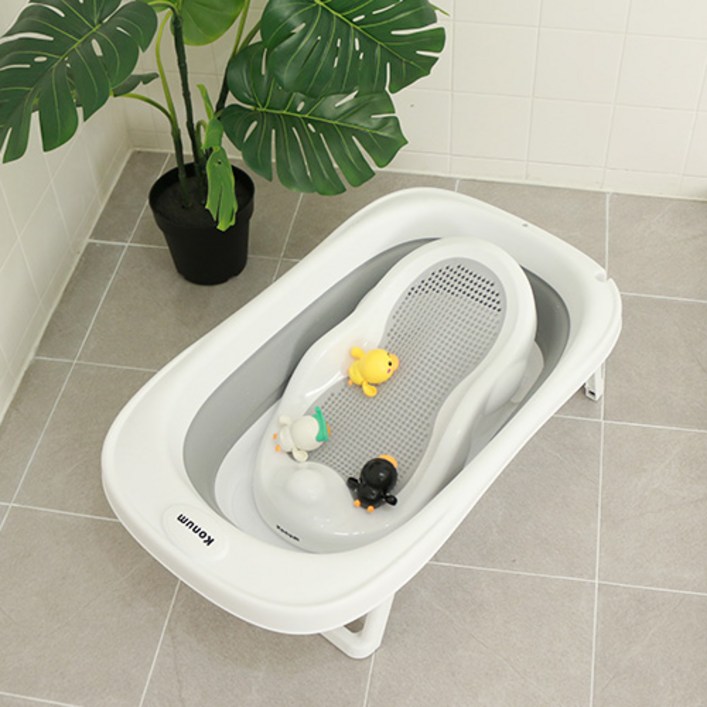 코넘 유아용 욕조 등받이  접이식 세트