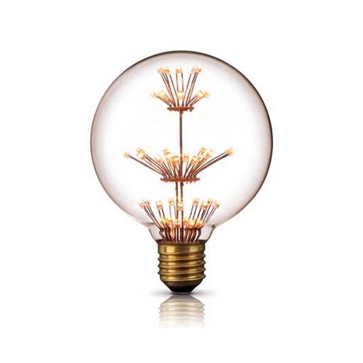 씨티라이팅 LED 에디슨 램프 전구 은하수 눈꽃 필라멘트 G95