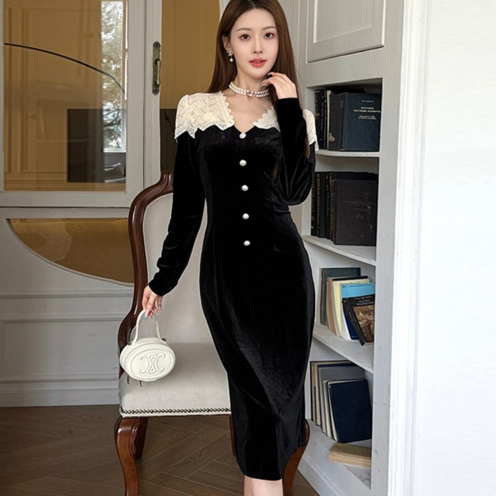 포플러앤씨 여성용 빌레르 레이스 원피스 P24FOPS072307 포플러앤씨 여성용 빌레르 레이스 원피스 P24FOPS072307