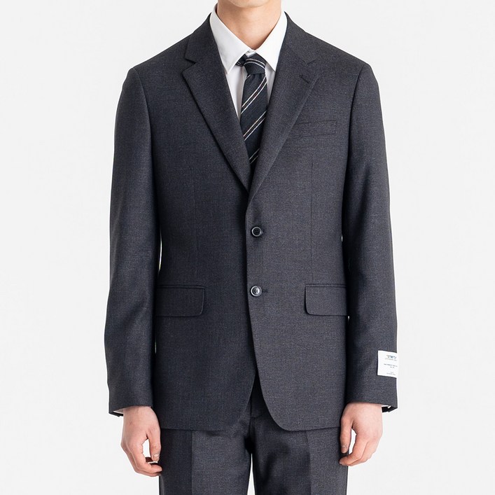 킨록 남성용 TWILL 슬림 수트 자켓