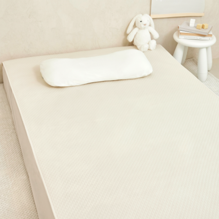 라비킷 유아용 논슬립 순면 방수 패드, 아이보리, 1개