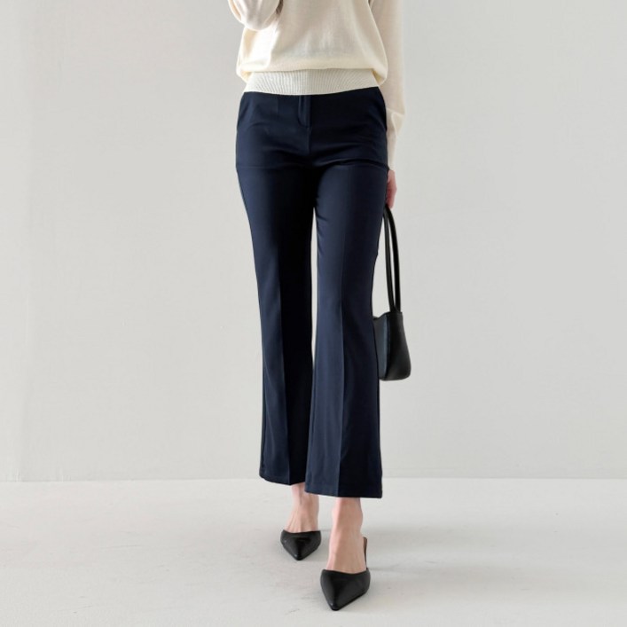 라라온 여성용 숏/롱 기장 베이직 부츠컷 스판 슬랙스 25TSP3435