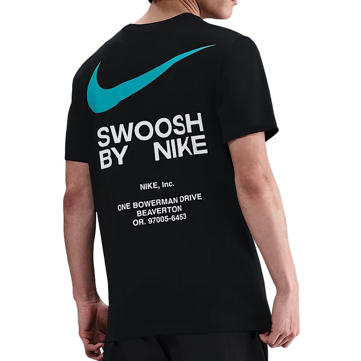 나이키 스우시 여름 반팔티 블랙민트 (PGN짐쌕가방 지급)