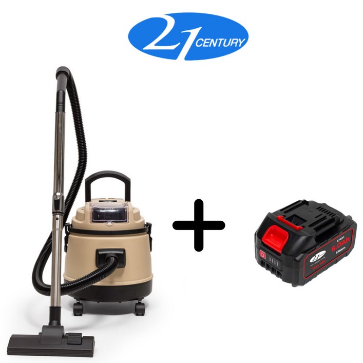 21센추리 무선 최초 흡입력 300W급 건식 습식 진공 업소용 공업용 청소기 HVSW20SEOA
