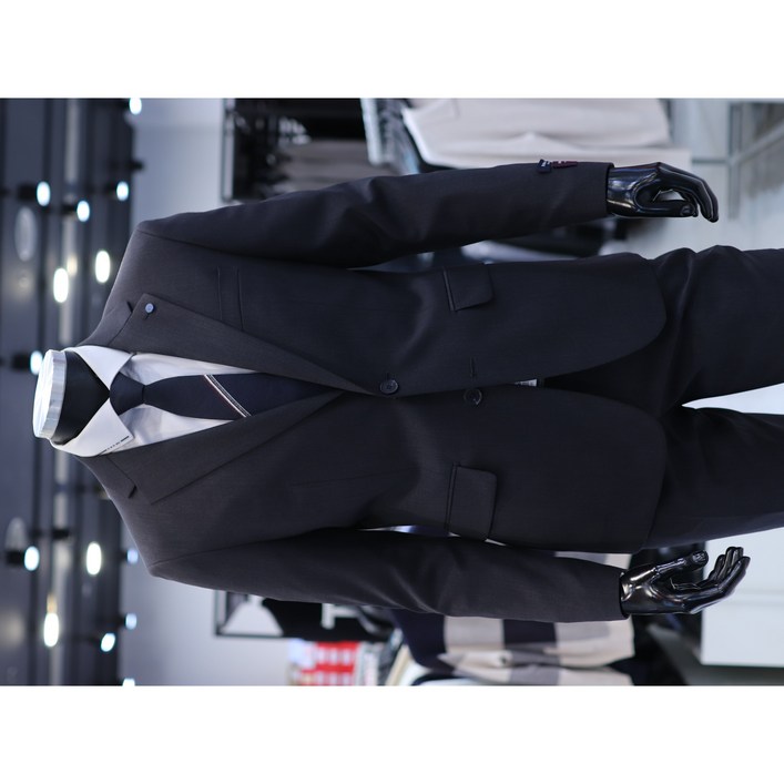 STCO 사계절 차콜 울혼방 사방스판 수트 정장 (클래식핏) SSJVZ64SETM