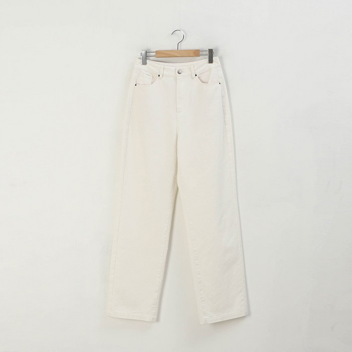 피핀 숏중롱 파스텔 내추럴코튼 일자 와이드 팬츠 710643