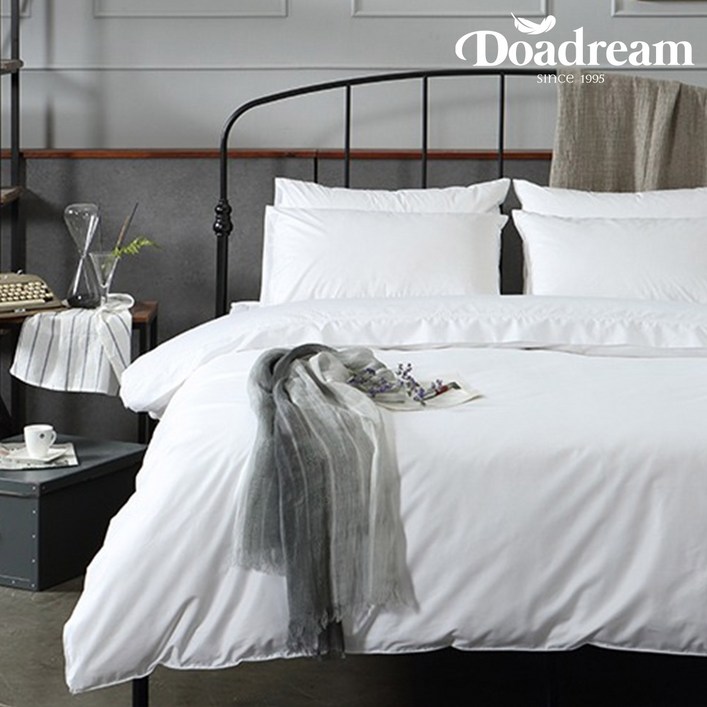 호텔식 100수 이불커버 SQK, 화이트