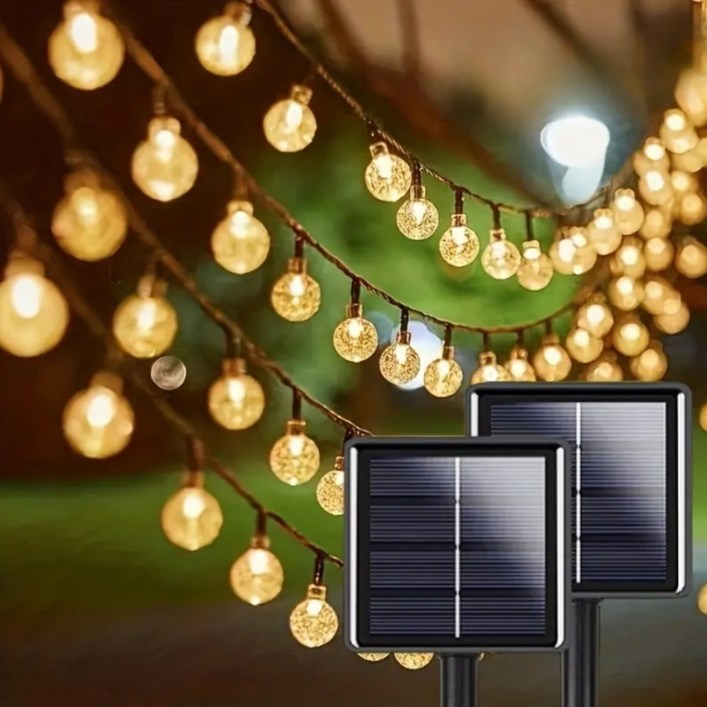 전기료 Zero 태양광 앵두전구 야외 캠핑전구