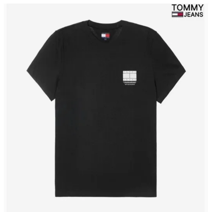 타미진스 남성 체스트 그래픽 로고 반팔 티셔츠