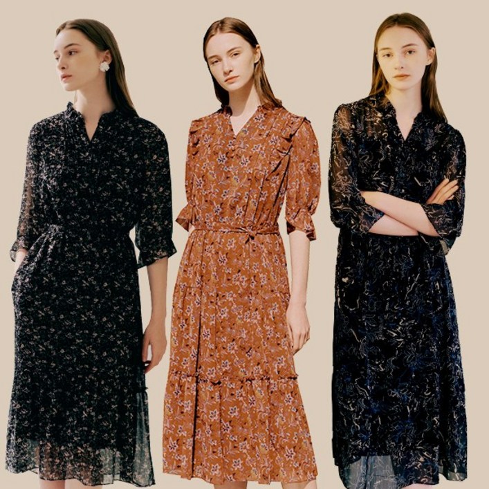 마르조 쉬폰 원피스 QAMFO008