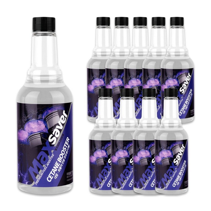 맥세이버 세탄부스터 연료첨가제 디젤 400ml, 세탄부스터 디젤 400ml, 10개