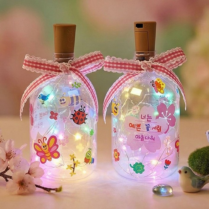 봄 보틀 만들기 키트 미니 무드등 초등 미술체험 단체수업 만들기재료 led 무드등키트 diy 봄주제활동, 1개, 봄 보틀 무드등 diy 봄 보틀 만들기 키트 미니 무드등 초등 미술체험 단체수업 만들기재료 led 무드등키트 diy 봄주제활동, 1개, 봄 보틀 무드등 diy