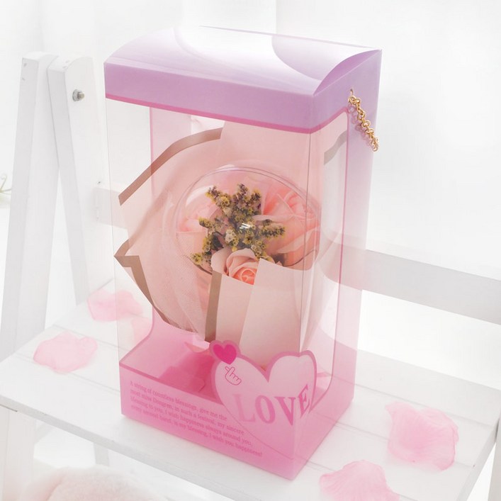 파티팡 LOVE 조화 꽃다발 벌룬볼 케이스