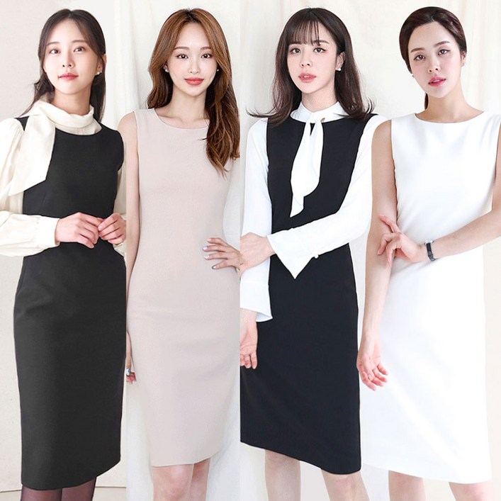 더웨이나인 나시 정장 원피스 더웨이나인 나시 정장 원피스