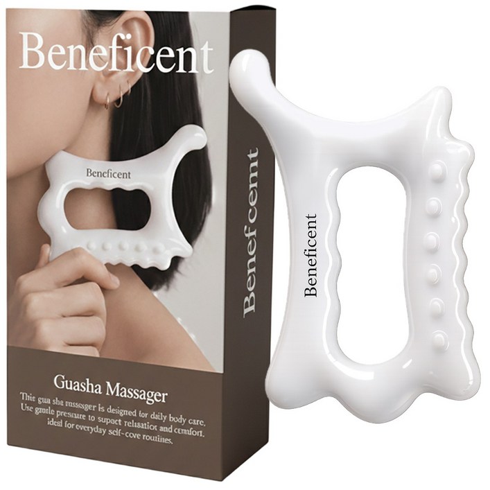 베네피센트 괄사 마사지기 두피 붓기 림프순환 얼굴 승모근