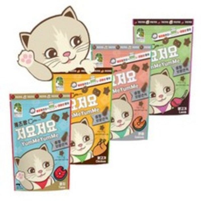 뉴 캐츠랑 저요저요 사이즈업 고양이 간식 4종세트 혼합참치연어닭고기양고기 1개 150g, 혼합4종3333 뉴 캐츠랑 저요저요 사이즈업 고양이 간식 4종세트 혼합참치연어닭고기양고기 1개 150g, 혼합4종3333