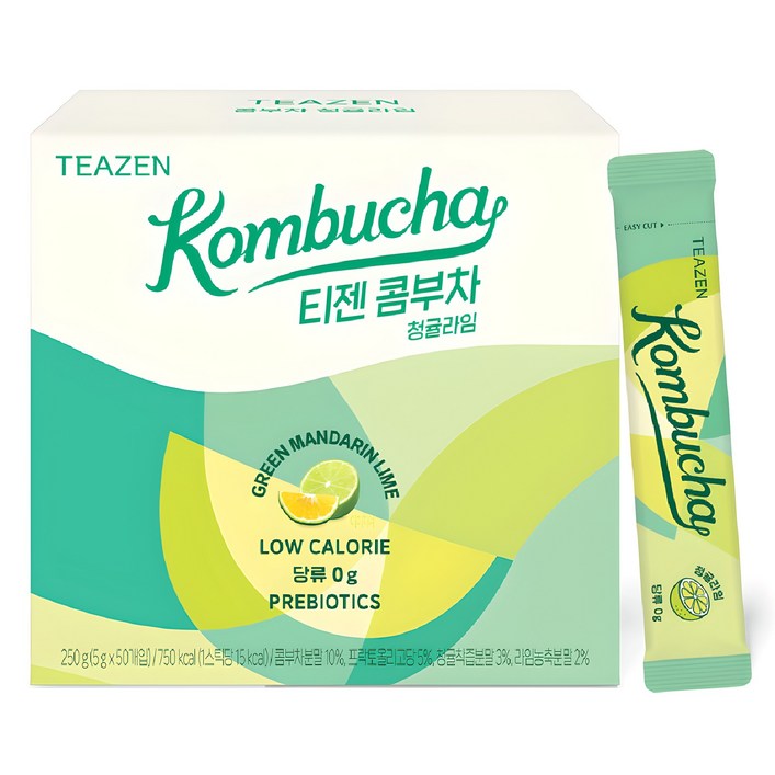 티젠 콤부차 청귤라임, 5g, 50개입, 1개